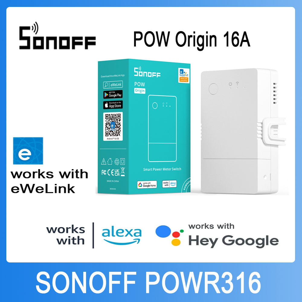 Sonoff Basic Switch - SONOFF POWR316 Pow Origin Akıllı Güç
