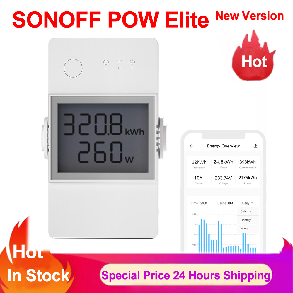 Sonoff Basic Switch - SONOFF POW Elite Akıllı Güç Ölçer