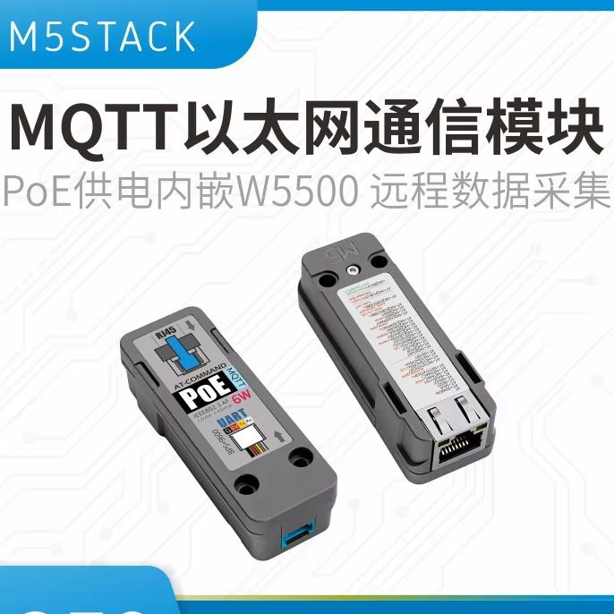 Ethernet Module W5500 - Uzaktan Veri Toplama için POE Güç