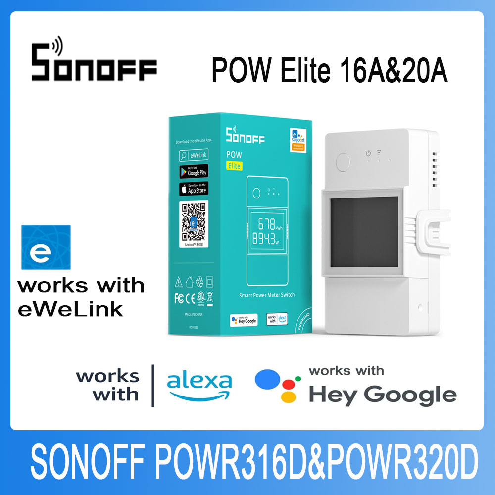 Sonoff Basic Switch - SONOFF Pow Elite Güç Ölçer Wifi