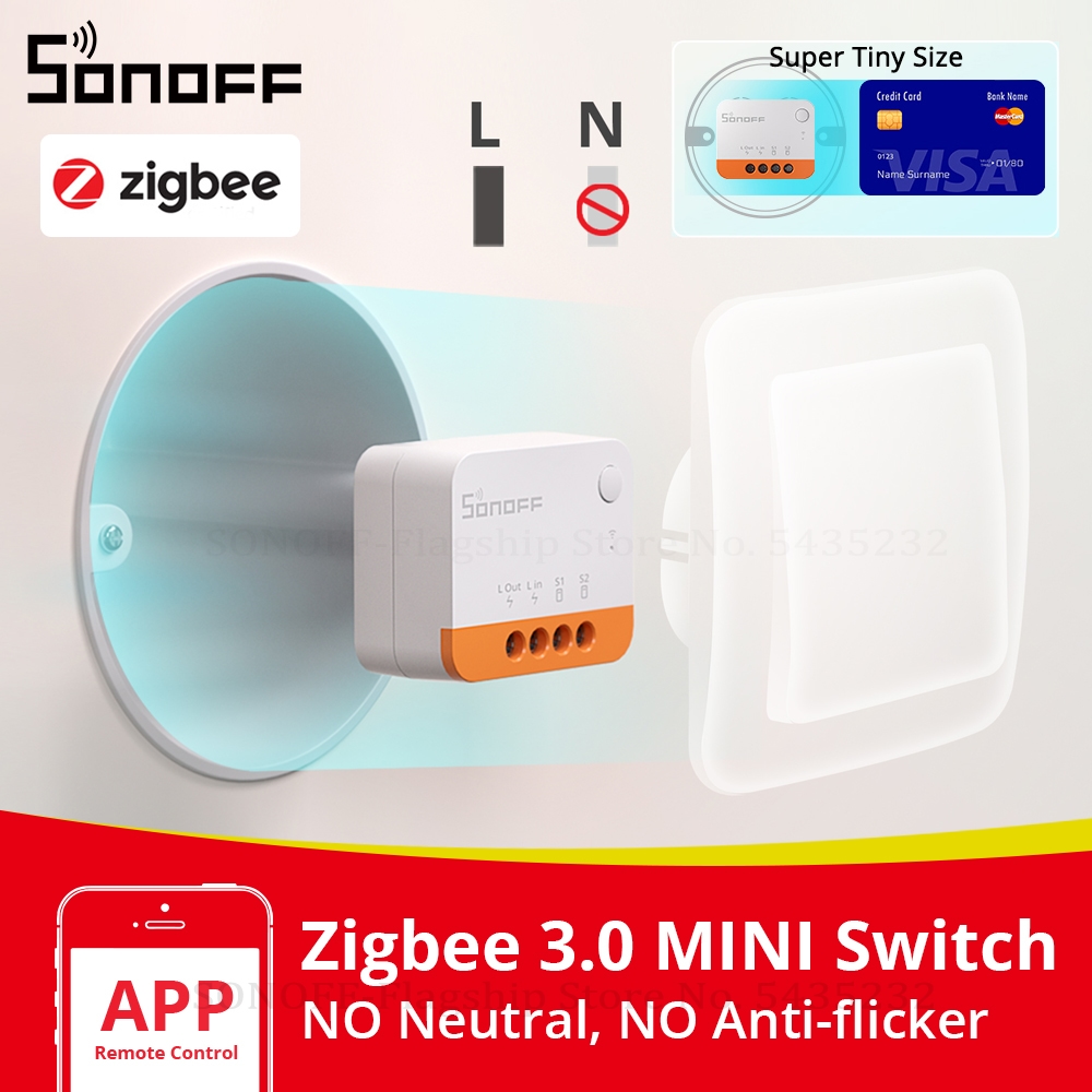 Sonoff Basic Switch - SONOFF ZBMINIL2 hiçbir nötr tel gerekli