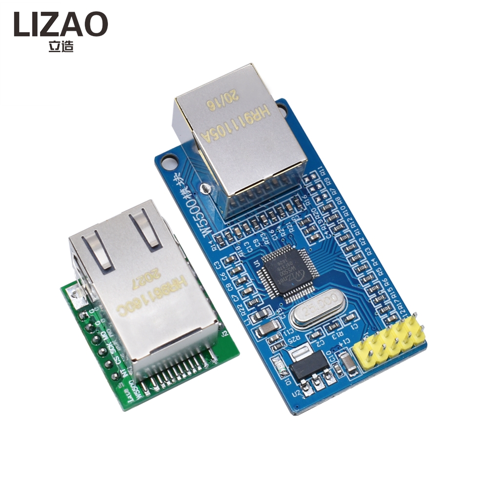 Ethernet Module W5500 - LIZAO W5500 Ethernet Ağ Modülü, 51/STM32