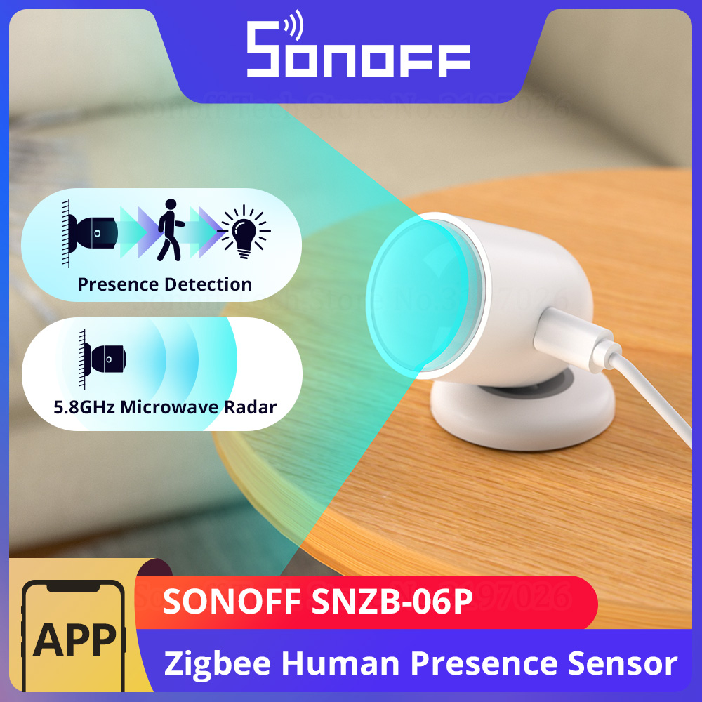 SONOFF SNZB-06P Zigbee İnsan V - Sonoff Basic Switch incelemesi ve fiyatı