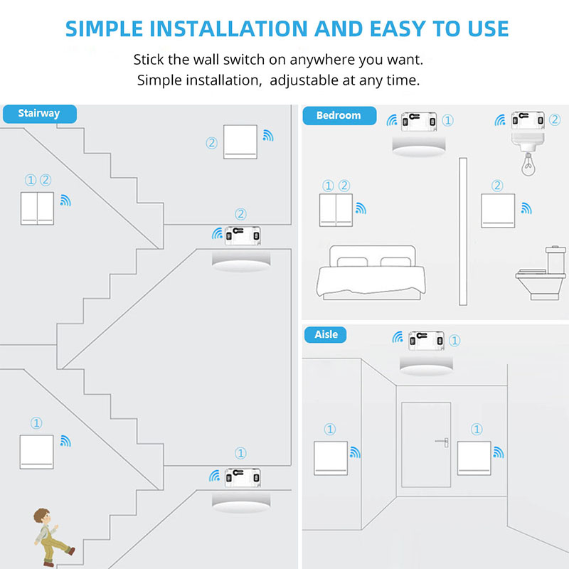 DIY RF 433Mhz kablosuz anahtar - Home Automation Panel Diy incelemesi ve fiyatı