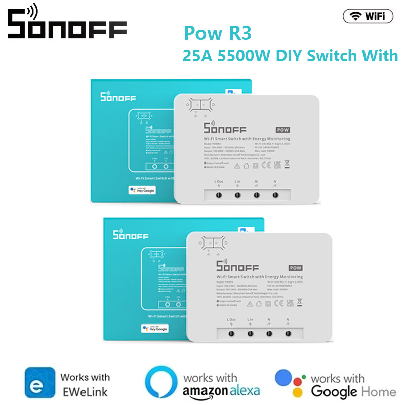 SONOFF POW POWR3/Powr316/POWR3 - Sonoff Basic Switch incelemesi ve fiyatı