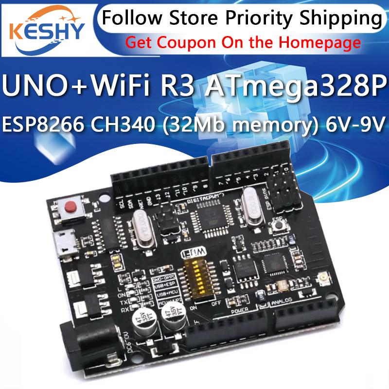 UNO+WiFi R3 ATmega328P+ESP8266 - Esp8266 Nodemcu Board incelemesi ve fiyatı