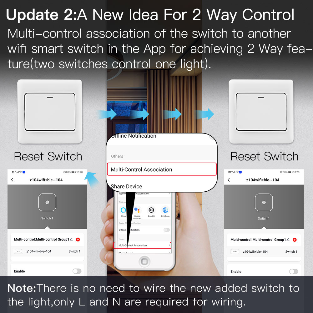 1/2Gang ışık anahtarı DIY modü - Home Automation Panel Diy incelemesi ve fiyatı