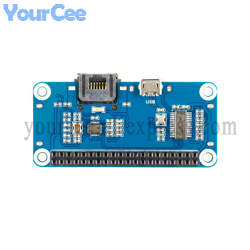 USB HUB HAT - Ethernet RJ45 Ağ - Pi Zero W Board incelemesi ve fiyatı